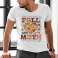 Fall Teacher Fall In Love With Math Math Thanksgiving For Men Women Men's V-Neck T-Shirt, gift for family, gift for coworker Fall Teacher Fall In Love With Math Math Thanksgiving For Men Women Men's V-Neck T-Shirt, gift for family, gift for coworker
