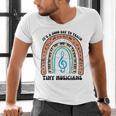 Good Day To Teach Tiny Musicians Piano Music Teacher Women Men's V-Neck T-Shirt, gift for family, gift for coworker