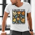 Growth Not Perfection Abstract Florals SPED Teacher Men's V-Neck T-Shirt, gift for family, gift for coworker Growth Not Perfection Abstract Florals SPED Teacher Men's V-Neck T-Shirt, gift for family, gift for coworker