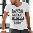 Halloween Science Teacher Prisoner Costume Men's V-Neck T-Shirt, Science Teacher Shirts, gift for family, gift for coworker Halloween Science Teacher Prisoner Costume Men's V-Neck T-Shirt, Science Teacher Shirts, gift for family, gift for coworker