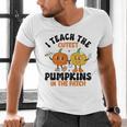 Halloween Teacher I Teach The Cutest Pumpkins In The Patch Men's V-Neck T-Shirt, gift for family, gift for coworker Halloween Teacher I Teach The Cutest Pumpkins In The Patch Men's V-Neck T-Shirt, gift for family, gift for coworker