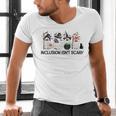 Inclusion Isn't Scary Boo Ghost Halloween Sped Teacher Men's V-Neck T-Shirt, gift for family, gift for coworker Inclusion Isn't Scary Boo Ghost Halloween Sped Teacher Men's V-Neck T-Shirt, gift for family, gift for coworker