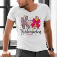 K Is For Kindergarten Teacher Coquette Bow Back To School Men's V-Neck T-Shirt, gift for family, gift for coworker