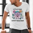 Little Miss Stem Teacher Men's V-Neck T-Shirt, gift for family, gift for coworker Little Miss Stem Teacher Men's V-Neck T-Shirt, gift for family, gift for coworker