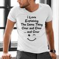 I Love Explaining The Same Thing Teacher Lie Party Men's V-Neck T-Shirt, gift for family, gift for coworker