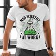 Mad Scientist Science Teacher Halloween Costume Teen Girls Men's V-Neck T-Shirt, Science Teacher Shirts, gift for family, gift for coworker