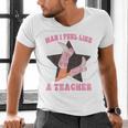 Man I Feel Like A Teacher Retro Western Country Cowgirl Men's V-Neck T-Shirt, gift for family, gift for coworker Man I Feel Like A Teacher Retro Western Country Cowgirl Men's V-Neck T-Shirt, gift for family, gift for coworker