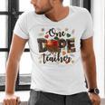One Dope Teacher Men's V-Neck T-Shirt, gift for family, gift for coworker One Dope Teacher Men's V-Neck T-Shirt, gift for family, gift for coworker