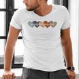Paraprofessional Teacher Hearts Back To School Teach Rainbow Men Women Kids Men's V-Neck T-Shirt, gift for family, gift for coworker