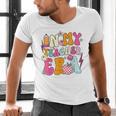 Retro Groovy In My Teaching Era Best Teacher Appreciation Men's V-Neck T-Shirt, Groovy Teacher Shirts, gift for family, gift for coworker