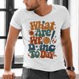 Retro PE Teacher What Are We Doing Today School Coach Women Men's V-Neck T-Shirt, Pe Teacher Shirts, gift for family, gift for coworker
