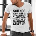 Science Because Figuring Things Out Teacher Scientific Adult Men's V-Neck T-Shirt, Science Teacher Shirts, gift for family, gift for coworker Science Because Figuring Things Out Teacher Scientific Adult Men's V-Neck T-Shirt, Science Teacher Shirts, gift for family, gift for coworker