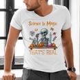 Science Is Magic Halloween Skeleton Students Teacher Men's V-Neck T-Shirt, Science Teacher Shirts, gift for family, gift for coworker Science Is Magic Halloween Skeleton Students Teacher Men's V-Neck T-Shirt, Science Teacher Shirts, gift for family, gift for coworker