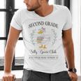 Second Grade Silly Goose Club For Teacher Or Student Men's V-Neck T-Shirt, gift for family, gift for coworker