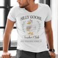 Silly Goose Teacher Club Men's V-Neck T-Shirt, gift for family, gift for coworker Silly Goose Teacher Club Men's V-Neck T-Shirt, gift for family, gift for coworker
