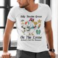 Silly Teacher Goose On The Loose School Out Summer Women Men Men's V-Neck T-Shirt, gift for family, gift for coworker Silly Teacher Goose On The Loose School Out Summer Women Men Men's V-Neck T-Shirt, gift for family, gift for coworker