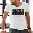 Stream Technology Robotics Shirt For Teachers And Students Premium Tri-Blend Men's V-Neck T-Shirt, gift for family, gift for coworker