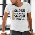 Super Teacher By Day Super Tired By Night Back To School Men's V-Neck T-Shirt, Super Teacher Shirts, gift for family, gift for coworker Super Teacher By Day Super Tired By Night Back To School Men's V-Neck T-Shirt, Super Teacher Shirts, gift for family, gift for coworker