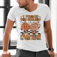 I Teach The Coolest Pumpkins In The Patch Teacher Halloween Men's V-Neck T-Shirt, gift for family, gift for coworker