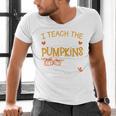 I Teach The Cutest Pumpkins In The Patch Shirt Teacher Men's V-Neck T-Shirt, gift for family, gift for coworker I Teach The Cutest Pumpkins In The Patch Shirt Teacher Men's V-Neck T-Shirt, gift for family, gift for coworker