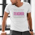 TEACH Inspirational Teacher Comfortable & Stylish T-Shirt Men's V-Neck T-Shirt, gift for family, gift for coworker