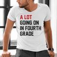 Teacher A Lot Going On In Fourth Grade Back To School Men's V-Neck T-Shirt, gift for family, gift for coworker Teacher A Lot Going On In Fourth Grade Back To School Men's V-Neck T-Shirt, gift for family, gift for coworker