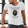 Thomas Paine Common Sense USA History Teacher Student Men's V-Neck T-Shirt, History Teacher Shirts, gift for family, gift for coworker Thomas Paine Common Sense USA History Teacher Student Men's V-Neck T-Shirt, History Teacher Shirts, gift for family, gift for coworker