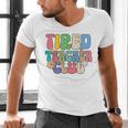 Tired Teachers Club Groovy Teachers Back To School Men's V-Neck T-Shirt, gift for family, gift for coworker Tired Teachers Club Groovy Teachers Back To School Men's V-Neck T-Shirt, gift for family, gift for coworker