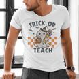 Trick Or Teach Teacher Men's V-Neck T-Shirt, gift for family, gift for coworker Trick Or Teach Teacher Men's V-Neck T-Shirt, gift for family, gift for coworker