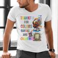 Turkey Thanksgiving Art Teacher Costume Tee For Artists Men's V-Neck T-Shirt, gift for family, gift for coworker Turkey Thanksgiving Art Teacher Costume Tee For Artists Men's V-Neck T-Shirt, gift for family, gift for coworker