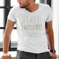 Vintage Teach Love Inspire Red For Ed Teacher Supporter Men Women Girls Kids Men's V-Neck T-Shirt, gift for family, gift for coworker