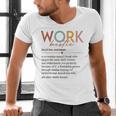 Vintage Work Bestie Definition Teachers Nurses Boss Women Men's V-Neck T-Shirt, gift for family, gift for coworker Vintage Work Bestie Definition Teachers Nurses Boss Women Men's V-Neck T-Shirt, gift for family, gift for coworker