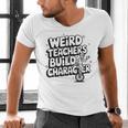 Weird Teachers Build Character School Pun Men's V-Neck T-Shirt, gift for family, gift for coworker
