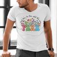 Wildflower Para Floral Paraprofessional Paraeducator Teacher Men's V-Neck T-Shirt, gift for family, gift for coworker Wildflower Para Floral Paraprofessional Paraeducator Teacher Men's V-Neck T-Shirt, gift for family, gift for coworker