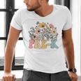 Wildflower Pre-K Preschool Team Floral Teacher Girls Men's V-Neck T-Shirt, gift for family, gift for coworker