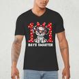 100 Days Smarter 101st Day School Dalmatian Dog Teacher Kids Men's V-Neck T-Shirt, novelty gifts, funny gifts
