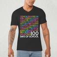 100th Day Of School Teacher Kids 100 Days Math Numbers Men's V-Neck T-Shirt, novelty gifts, funny gifts 100th Day Of School Teacher Kids 100 Days Math Numbers Men's V-Neck T-Shirt, novelty gifts, funny gifts