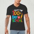100th Day Of School Teachers Kids Happy 100 Days Men's V-Neck T-Shirt, novelty gifts, funny gifts 100th Day Of School Teachers Kids Happy 100 Days Men's V-Neck T-Shirt, novelty gifts, funny gifts
