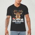 2nd Grade Teacher Christmas Second Grade Squad Reindeer Xmas For Men Women Kids Men's V-Neck T-Shirt, novelty gifts, funny gifts 2nd Grade Teacher Christmas Second Grade Squad Reindeer Xmas For Men Women Kids Men's V-Neck T-Shirt, novelty gifts, funny gifts