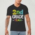 2nd Grade Team T-Shirt 2nd Grade Squad Teacher Men's V-Neck T-Shirt, novelty gifts, funny gifts