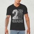 2nd Grade Typography Team 2nd Grade Teacher Back To School Men's V-Neck T-Shirt, novelty gifts, funny gifts