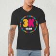 3K Team & Teacher Squad Threes Crew PreK Elementary Team Men's V-Neck T-Shirt, novelty gifts, funny gifts 3K Team & Teacher Squad Threes Crew PreK Elementary Team Men's V-Neck T-Shirt, novelty gifts, funny gifts