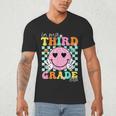 In My 3rd Grade Era Back To School Smile Face Teacher Kid Men's V-Neck T-Shirt, novelty gifts, funny gifts