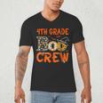 4th Grade Boo Crew Teacher Student Halloween Men's V-Neck T-Shirt, novelty gifts, funny gifts