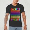 50 Days Of School Hearts Teacher Happy 50th Day Of School Men's V-Neck T-Shirt, novelty gifts, funny gifts 50 Days Of School Hearts Teacher Happy 50th Day Of School Men's V-Neck T-Shirt, novelty gifts, funny gifts