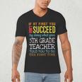 5th Grade Teacher Appreciation Men's V-Neck T-Shirt, novelty gifts, funny gifts