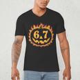 6 7 Meme Halloween Pumpkin Costume For Student Teacher Men's V-Neck T-Shirt, novelty gifts, funny gifts