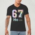 67 Ho Holmium Science Teacher Elements Table Six Seven Meme Men's V-Neck T-Shirt, novelty gifts, funny gifts