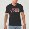 67 Ice Cream Drip Meme Math Teacher School Square Root 4489 Men's V-Neck T-Shirt, novelty gifts, funny gifts