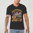 67 Meme Math Teacher Root 4489 Hallothanksmas Six Seven Men's V-Neck T-Shirt, novelty gifts, funny gifts